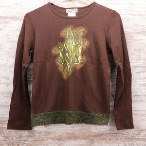 LA Movers Women's Size 14 1/2 Horse T-Shirt